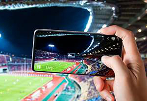 Watching the World Cup in Stadium